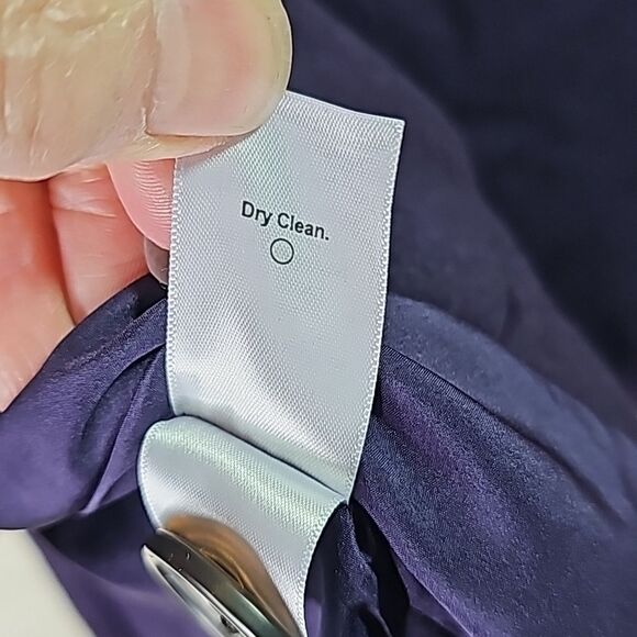 Jacket by Coldwater Creek Wool Blend Purple Button Frt Fully Lined Size 16 Plus - Picture 5 of 6